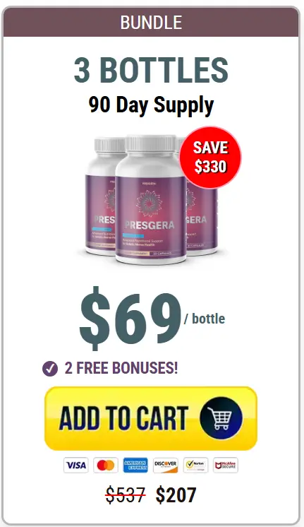 Presgera - 3 Bottle